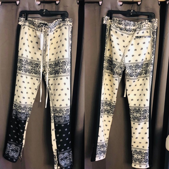 Forever 21 Rebel Minds Bandana paisley print track pants size XL NWT - Picture 2 of 6